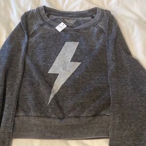Recycled Karma lightning bolt sweatshirt NWT